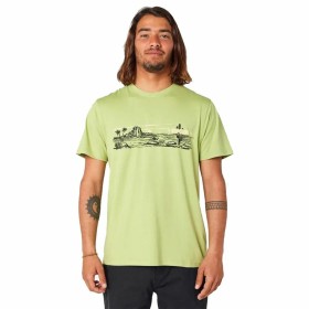 Camiseta de Manga Corta Hombre Rip Curl Paradise Land Verde Claro de Rip Curl, Hombre - Ref: S64139480, Precio: 27,66 €, Desc...