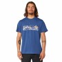 T-shirt à manches courtes homme Rip Curl Paradise Land Bleu | Tienda24 - Global Online Shop Tienda24.eu