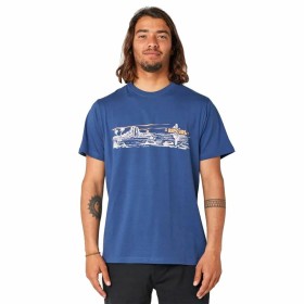 Camiseta de Manga Corta Hombre Rip Curl Paradise Land Azul de Rip Curl, Hombre - Ref: S64139481, Precio: 27,66 €, Descuento: %