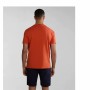 Maglia a Maniche Corte Uomo Napapjiri S-Bollo Ss 1 Arancio | Tienda24 - Global Online Shop Tienda24.eu