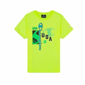 Camiseta de Manga Corta Hombre Champion Crewneck Verde Claro de Champion, Hombre - Ref: S64139507, Precio: 17,22 €, Descuento: %