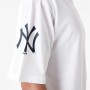 Maglia a Maniche Corte Uomo New Era Graphic New York Yankees Bianco | Tienda24 - Global Online Shop Tienda24.eu