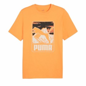 T-shirt à manches courtes homme Puma Graphics Mountain e Clementine Orange de Puma, Homme - Réf : S64139517, Prix : 23,68 €, ...