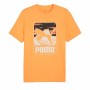 Maglia a Maniche Corte Uomo Puma Graphics Mountain e Clementine Arancio | Tienda24 - Global Online Shop Tienda24.eu