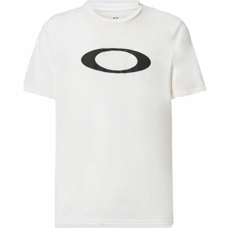 Camisola de Manga Curta Homem Oakley O-Bold Ellipse Branco | Tienda24 - Global Online Shop Tienda24.eu