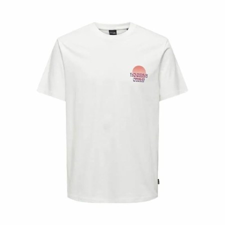 Camiseta de Manga Corta Hombre Only & Sons Onskye Reg Blanco de Only & Sons, Hombre - Ref: S64139539, Precio: 9,97 €, Descuen...