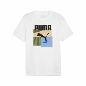 T-shirt à manches courtes homme Puma GRAPHICS Summer Blanc de Puma, Homme - Réf : S64139573, Prix : 23,07 €, Remise : %