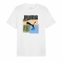 Camiseta de Manga Corta Hombre Puma GRAPHICS Summer Blanco | Tienda24 - Global Online Shop Tienda24.eu