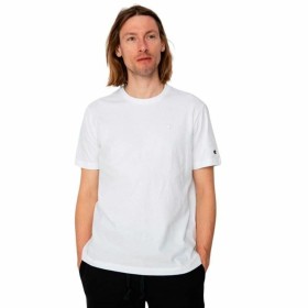 Camisola de Manga Curta Homem Russell Athletic Amt A30011 Branco | Tienda24 - Global Online Shop Tienda24.eu