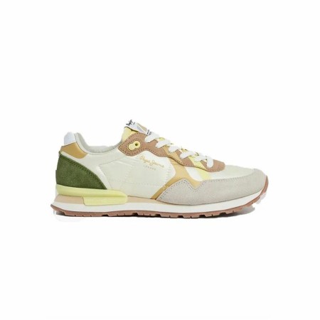 Sports Trainers for Women Pepe Jeans Brit Print White | Tienda24 - Global Online Shop Tienda24.eu