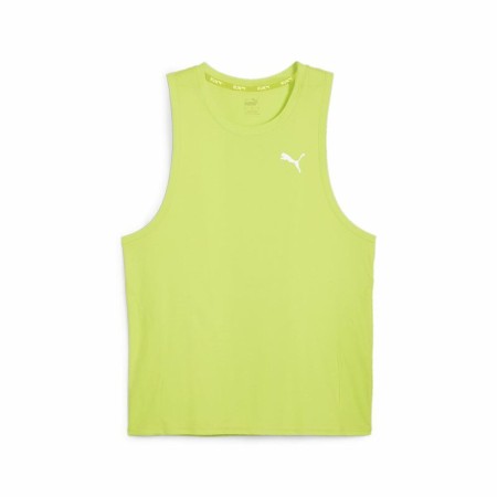 Tank Top Men Puma Run Favorite Yellow | Tienda24 - Global Online Shop Tienda24.eu