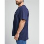 Kurzärmliges Sport T-Shirt Lee Ss Patch Logo Blau | Tienda24 - Global Online Shop Tienda24.eu