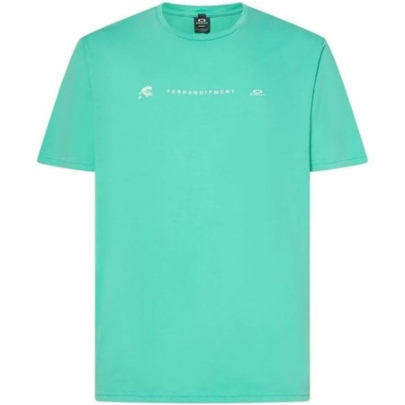 Short-sleeve Sports T-shirt Oakley Mtl Terra Aquamarine | Tienda24 - Global Online Shop Tienda24.eu