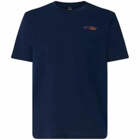 Short-sleeve Sports T-shirt Oakley Fingerprint B1B Blue by Oakley, Men - Ref: S64141452, Price: 27,68 €, Discount: %