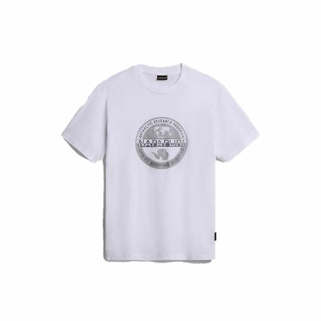 Camiseta Deportiva de Manga Corta Napapjiri S-Bollo Ss 1 Blanco | Tienda24 - Global Online Shop Tienda24.eu