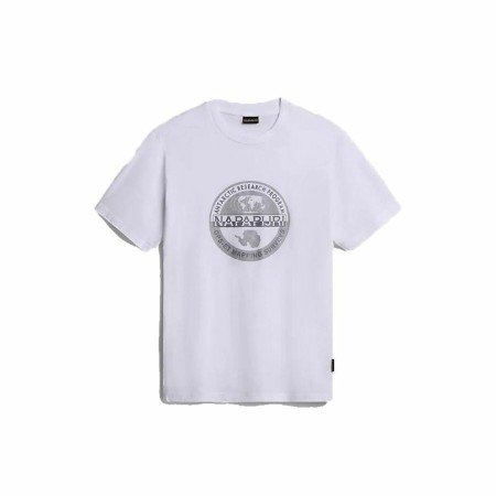 Short-sleeve Sports T-shirt Napapjiri S-Bollo Ss 1 White | Tienda24 - Global Online Shop Tienda24.eu