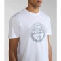 Camiseta Deportiva de Manga Corta Napapjiri S-Bollo Ss 1 Blanco | Tienda24 - Global Online Shop Tienda24.eu