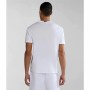 Camiseta Deportiva de Manga Corta Napapjiri S-Bollo Ss 1 Blanco | Tienda24 - Global Online Shop Tienda24.eu