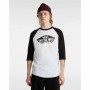 Camiseta Deportiva de Manga Corta Vans Style 76 Raglan Blanco de Vans, Hombre - Ref: S64141466, Precio: 35,07 €, Descuento: %