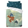 Duvet cover set HappyFriday Mr Fox The warrior Multicolour Baby Crib 2 Pieces | Tienda24 - Global Online Shop Tienda24.eu