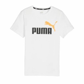 Camisola de Manga Curta Infantil Puma Essentials+ Camuflagem Meninos Preto | Tienda24 - Global Online Shop Tienda24.eu