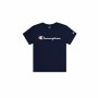 Camiseta de Manga Corta Infantil Champion Crewneck Azul de Champion, Niño - Ref: S64141563, Precio: 18,36 €, Descuento: %