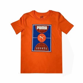 Maglia a Maniche Corte per Bambini Puma Bppo Basket Blank Ba Arancio di Puma, Bambino - Rif: S64141566, Prezzo: 18,33 €, Scon...