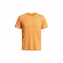 Maglia a Maniche Corte Uomo Under Armour Launch Arancione scuro | Tienda24 - Global Online Shop Tienda24.eu