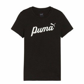 T shirt à manches courtes Enfant Puma Essentials + Script Puma - 1