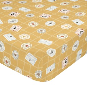 Drap housse HappyFriday MR FOX Multicouleur 90 x 200 x 32 cm de HappyFriday, Draps et taies d'oreiller - Réf : D1613271, Prix...