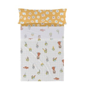 Bedding set HappyFriday Mr Fox World Trip Multicolour Single 2 Pieces by HappyFriday, Sheets and pillowcases - Ref: D1613279,...