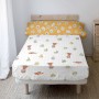 Juego de Sábanas HappyFriday Mr Fox World Trip Multicolor Cama de 105 2 Piezas de HappyFriday, Sábanas y fundas de almohada -...