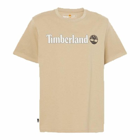 Men’s Short Sleeve T-Shirt Timberland Kennebec River Linear Logo Light brown by Timberland, Men - Ref: S64142037, Price: 32,2...