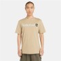 Camiseta de Manga Corta Hombre Timberland Kennebec River Linear Logo Marrón claro de Timberland, Hombre - Ref: S64142037, Pre...