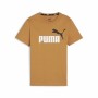 Camisola de Manga Curta Infantil Puma Essentials+ Dourado | Tienda24 - Global Online Shop Tienda24.eu