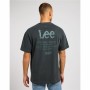 Men’s Short Sleeve T-Shirt Lee Loose Logo Black | Tienda24 - Global Online Shop Tienda24.eu