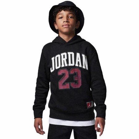 Sweat-shirt Enfant Jordan Jordan Hbr Flc Po Noir de Jordan, Garçon - Réf : S64142076, Prix : 54,69 €, Remise : %