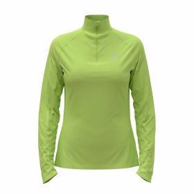 Women’s Sweatshirt without Hood Odlo Mid Layer Essential 1/2 Green by Odlo, Women - Ref: S64142077, Price: 0,00 €, Discount: %