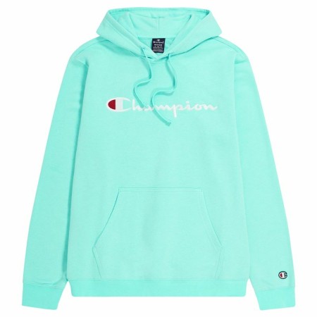 Felpa con Cappuccio Uomo Champion Hooded Acqua | Tienda24 - Global Online Shop Tienda24.eu