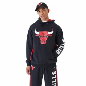 Felpa con Cappuccio Uomo New Era Chicago Bulls NBA Nero di New Era, Uomo - Rif: S64142091, Prezzo: 70,45 €, Sconto: %