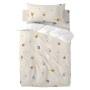 Parure de couette HappyFriday Mini Animals Multicouleur Lit de bébé 2 Pièces de HappyFriday, Couettes et housses de couette -...