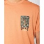 Men’s Short Sleeve T-Shirt Rip Curl Desti Animals Orange | Tienda24 - Global Online Shop Tienda24.eu