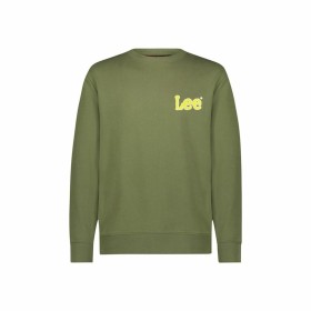 Men’s Sweatshirt without Hood Lee Wobbly Khaki by Lee, Men - Ref: S64143986, Price: 0,00 €, Discount: %