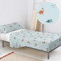 Juego de Sábanas HappyFriday HF Mini Dinosaur Multicolor Cama de 105 2 Piezas de HappyFriday, Sábanas y fundas de almohada - ...