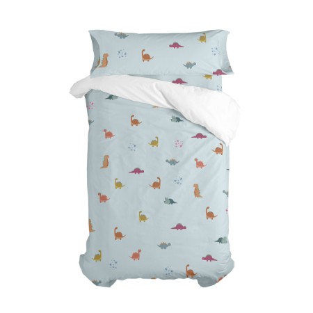 Juego de funda nórdica HappyFriday Mini dinosaur Multicolor Cama de 105 2 Piezas de HappyFriday, Edredones y fundas para edre...