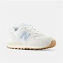 Women's casual trainers New Balance 574 Blue White Light Blue by New Balance, Trainers and sports footwear - Ref: S64145064, ...