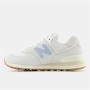 Women's casual trainers New Balance 574 Blue White Light Blue by New Balance, Trainers and sports footwear - Ref: S64145064, ...