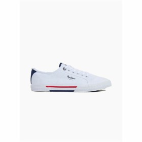 Zapatillas Casual Hombre Pepe Jeans Brady Men Basic Blanco de Pepe Jeans, Zapatillas y calzado deportivo - Ref: S64145066, Pr...