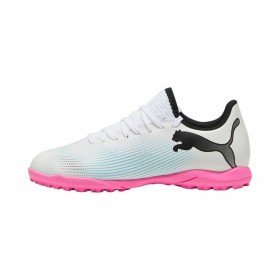 Chuteiras de Futebol de Salão Infantis Puma Future 7 Play Branco Infantil Unissexo de Puma, Ténis - Ref: S64145089, Preço: 42...