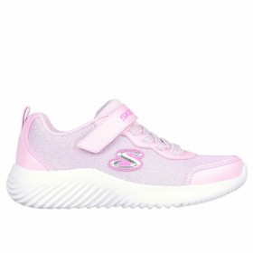 Sapatilhas de Running Infantis Skechers Bounder - Girly Groo Cor de Rosa de Skechers, Ar livre e desporto - Ref: S64145177, P...